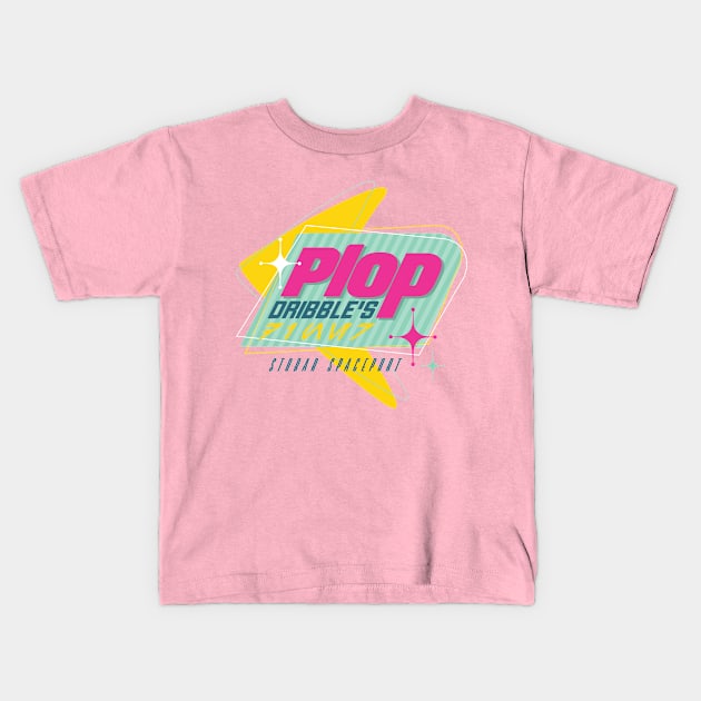 Plop Dribbles Kids T-Shirt by MindsparkCreative